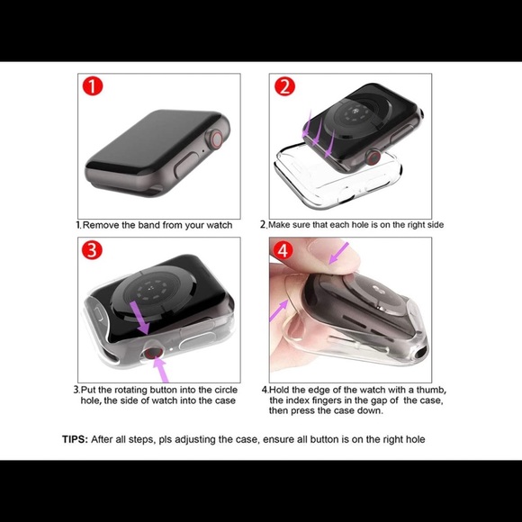 2 Pack Julk 40mm Case for Apple Watch Series 6/SE/5/4 40mm Screen Protector - Picture 6 of 7